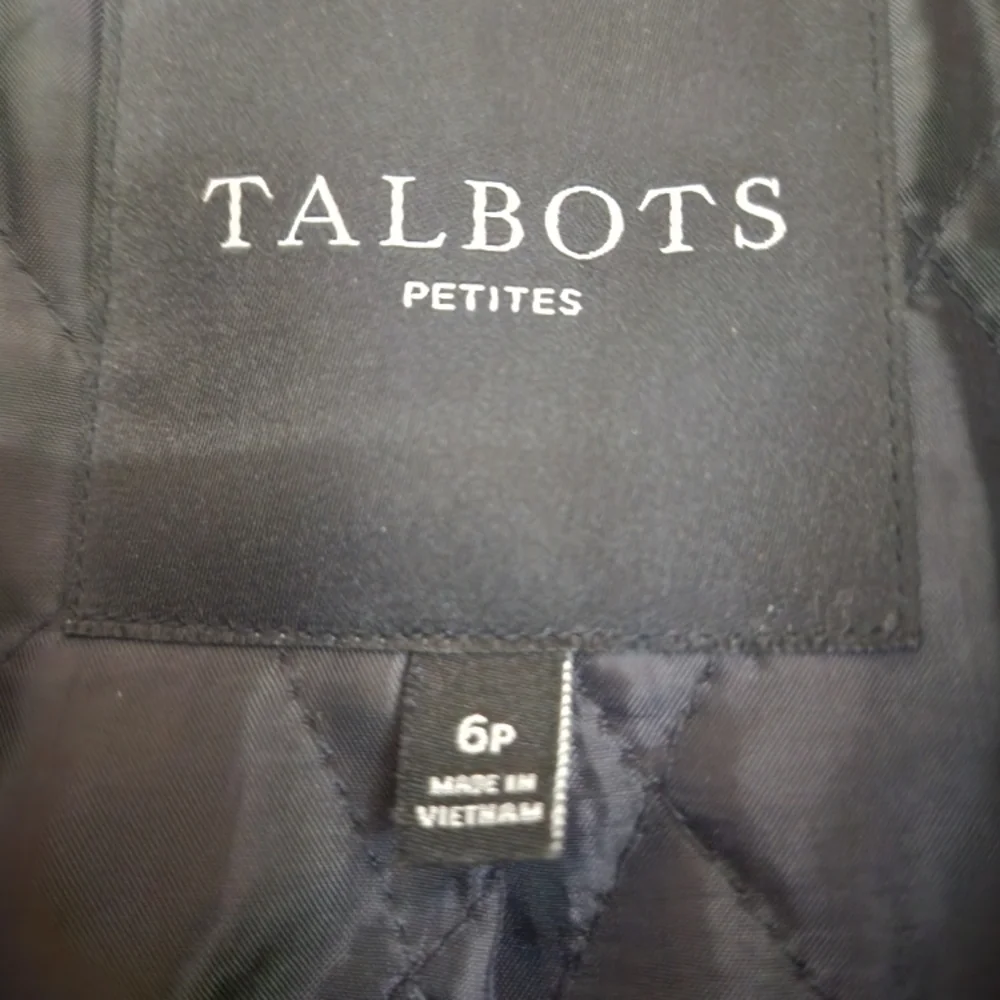 Talbots Black Pea Coats - Picture 2 of 9